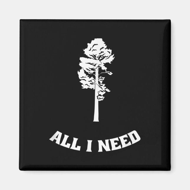 Trees Forest Forest Nature Walking Environmental Magnet (Front)