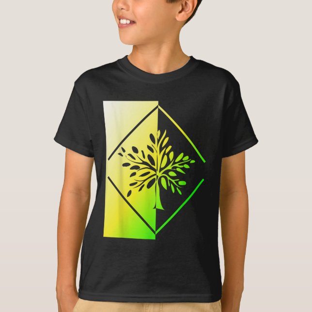 Trees Forest Natural Co2 Tree Environmental T-Shirt (Front)