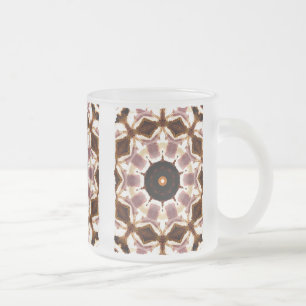 TREES FROSTED GLASS COFFEE MUG
