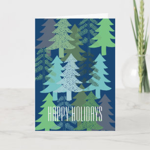Trees Holiday Card
