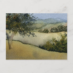 "Trees in a Field #1" Country Roads Postcard