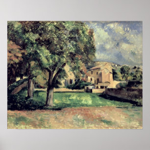 Trees in a Park, Jas de Bouffan, 1885-87 Poster