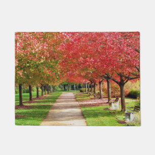 Trees in Autumn Doormat