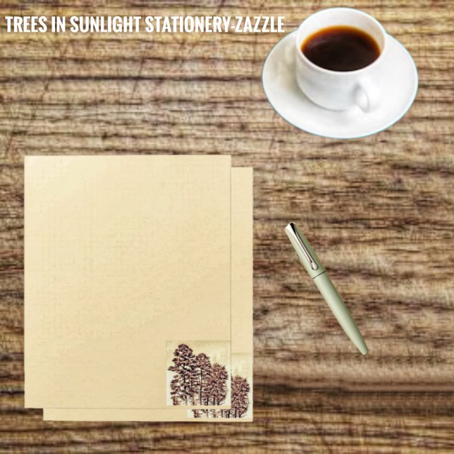 Trees In Sunlight  Stationery (Creator Uploaded)