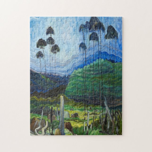 Trees in the Sky, 1939 by Emily Carr Jigsaw Puzzle (Vertical)