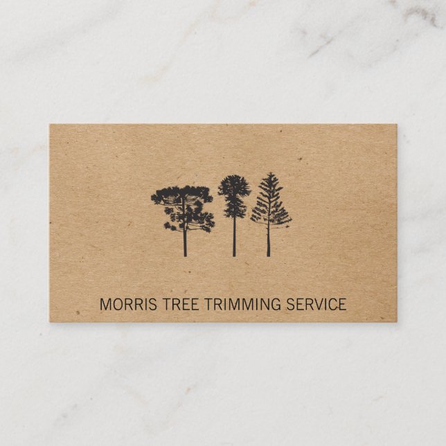 Trees | Landscaping Business Card (Front)