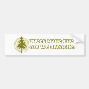 Trees Make Air Bumper Sticker