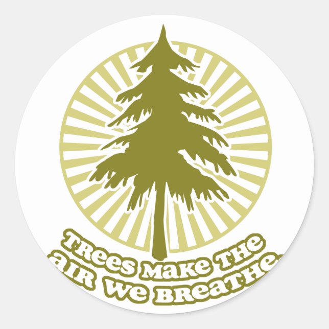 Trees Make Air Sticker (Front)