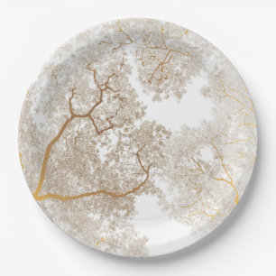 Trees Map 1 Paper Plate