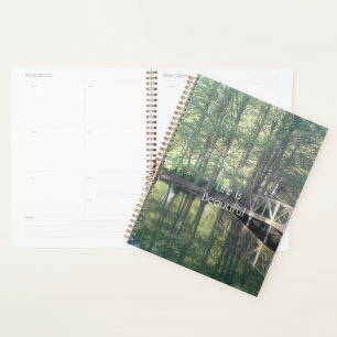 Trees Meadow Nature Reflection Planner