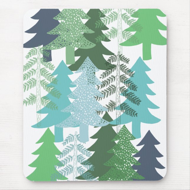 Trees Mouse Mat (Front)