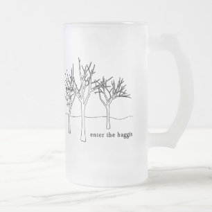 TREES MUG (Frosted Glass)