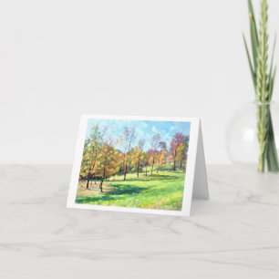 Trees on Slope Near Pottstown Road  Card