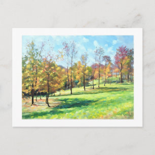 Trees on Slope Near Pottstown Road Postcard