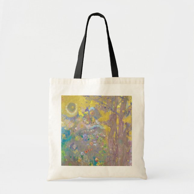 Trees on Yellow Background, Redon Tote Bag (Front)