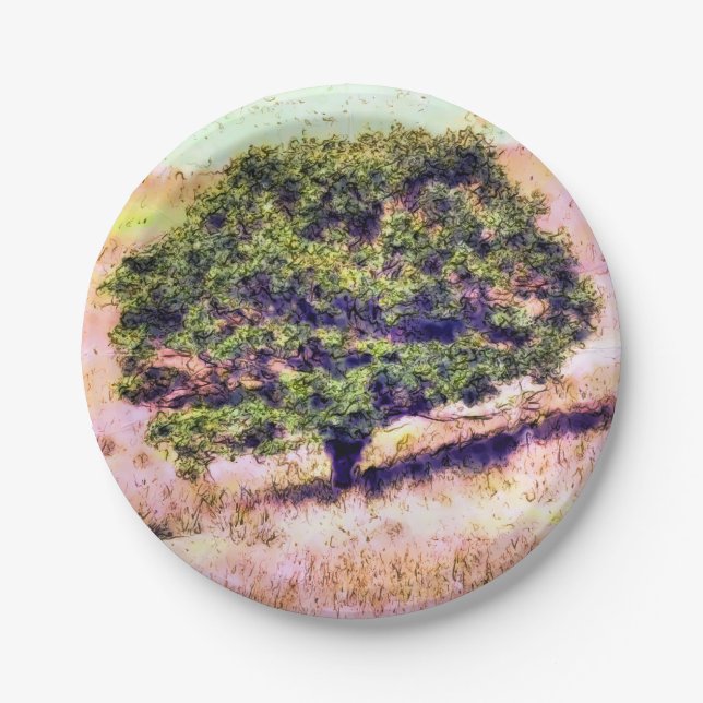 TREES PAPER PLATE (Front)