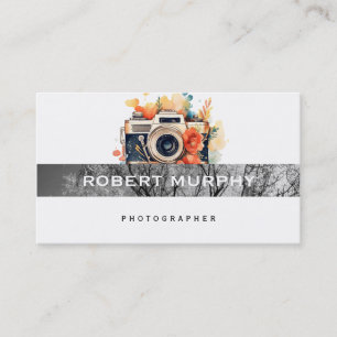 Trees   Photography   Camera Flowers Business Card