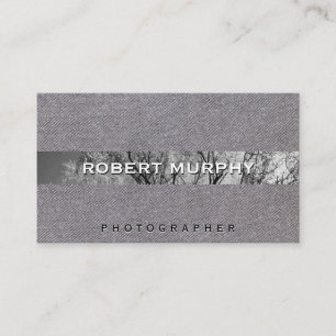 Trees   Photography   Linen Background Business Card