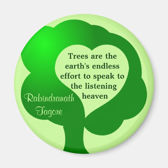 Trees quote magnet (Front)