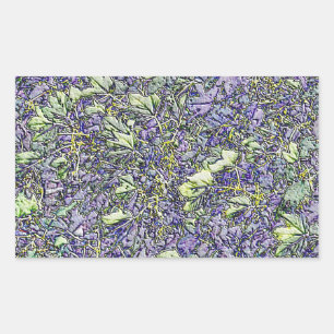 TREES RECTANGULAR STICKER