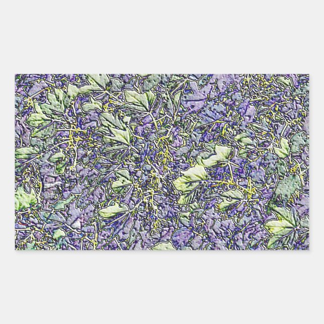 TREES RECTANGULAR STICKER (Front)