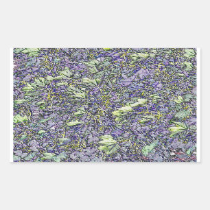 TREES RECTANGULAR STICKER