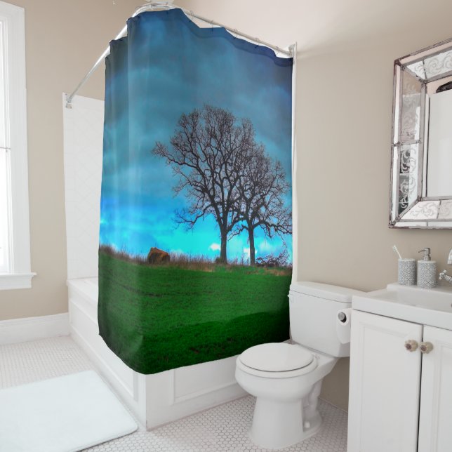 Trees Shower Curtain (In Situ)