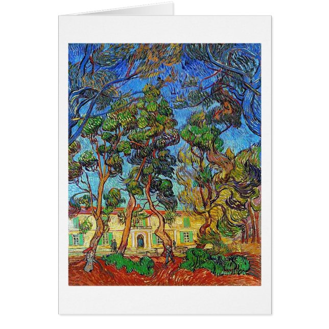 Trees St-Paul Hospital Garden Van Gogh Fine Art (Front)