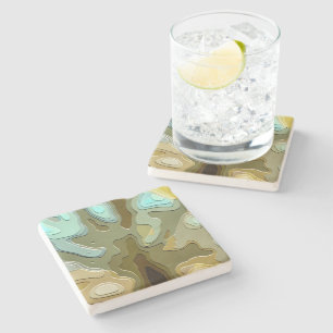 TREES STONE COASTER
