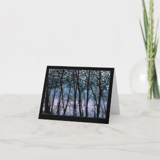 Trees & Sun Sparkles Card