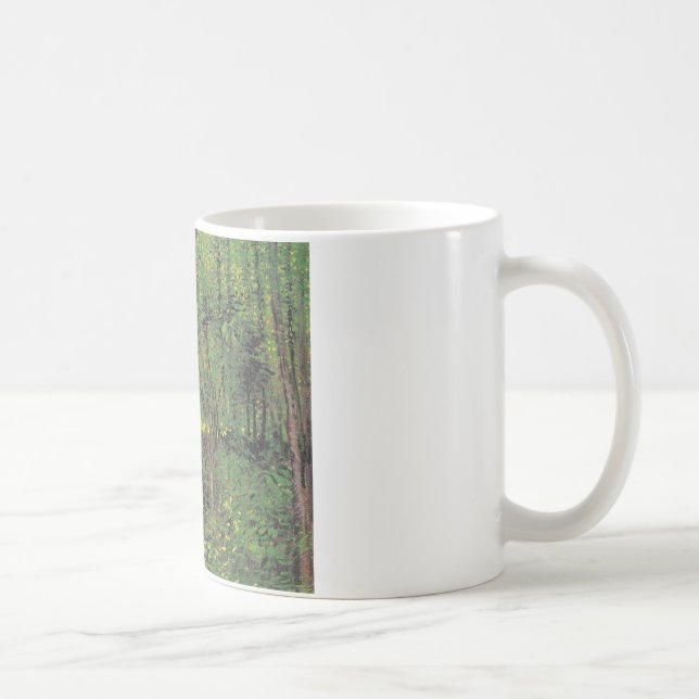 Trees & Undergrowth by Van Gogh Coffee Mug (Right)
