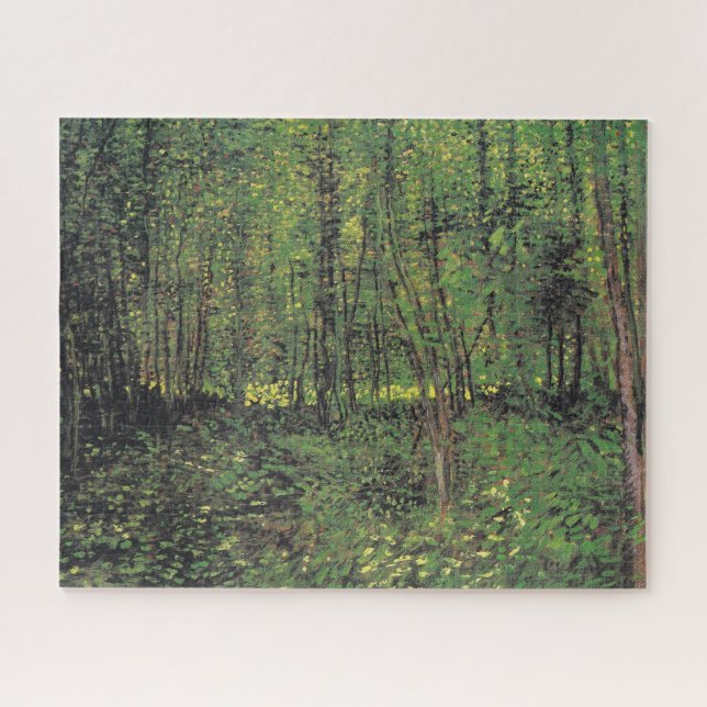 Trees & Undergrowth by Van Gogh Painting Art Jigsaw Puzzle (Horizontal)