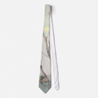 TREES & WATER by SHARON SHARPE Tie