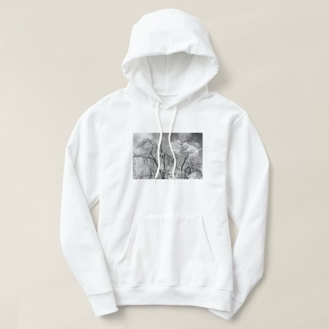 trees wear winter hoodie (Design Front)