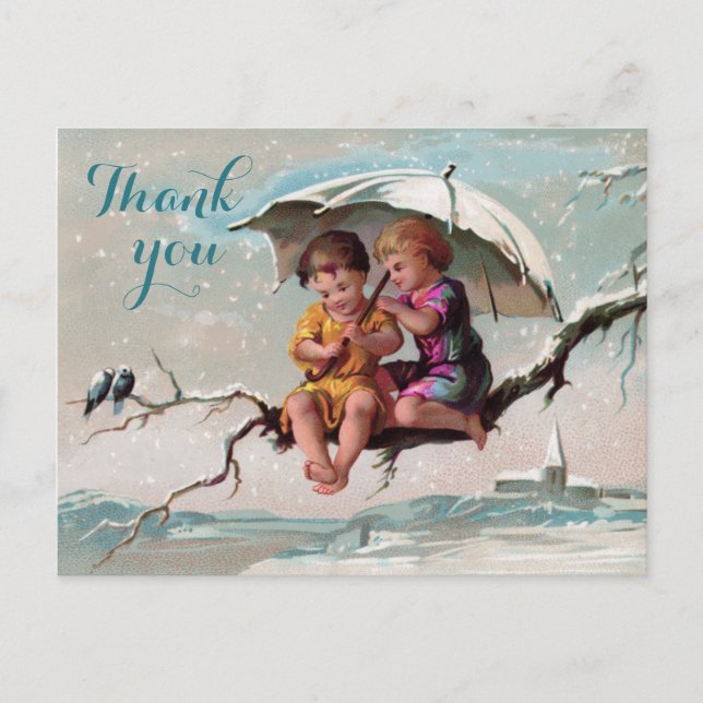 Treetop Children Thank You Postcard (Front)