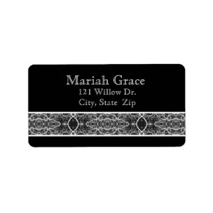 Treetop Spider's Web Inverse Address Labels