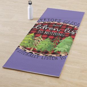 Treetops Glisten Children Listen To Nothing Yoga Mat