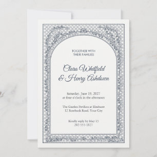 Treillage Gloriette Wedding Invitation