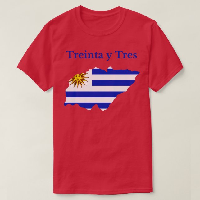 Treinta y Tres Department Uruguay T-Shirt (Design Front)