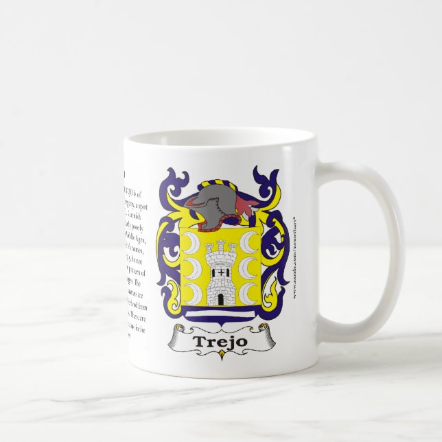 Trejo Family Coat of Arms Mug (Right)
