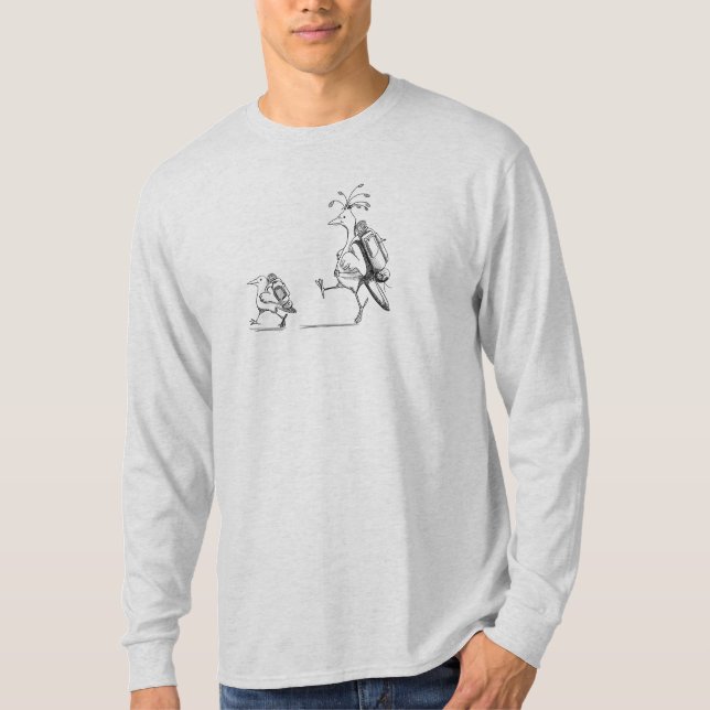 Trekking with the Himalayan Monal T-Shirt (Front)