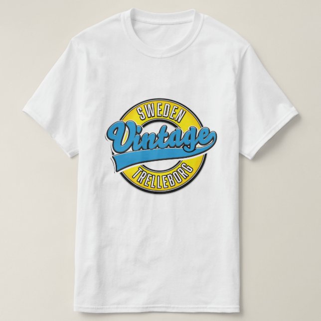 Trelleborg Sweden vintage logo T-Shirt (Design Front)