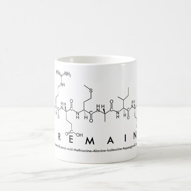 Tremaine peptide name mug (Center)