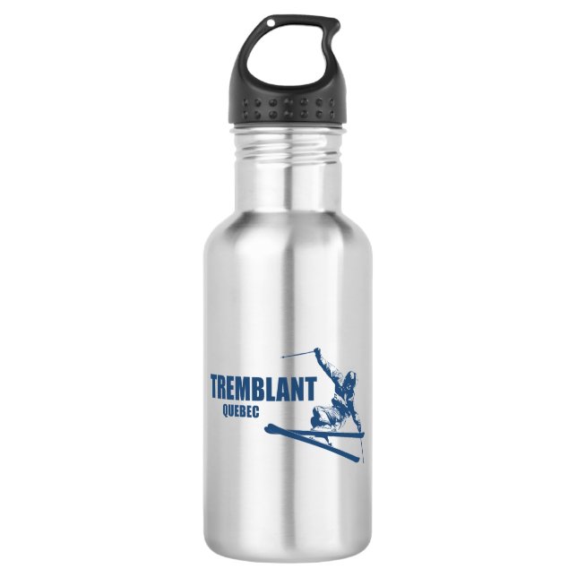 Tremblant Quebec Skier 532 Ml Water Bottle (Front)