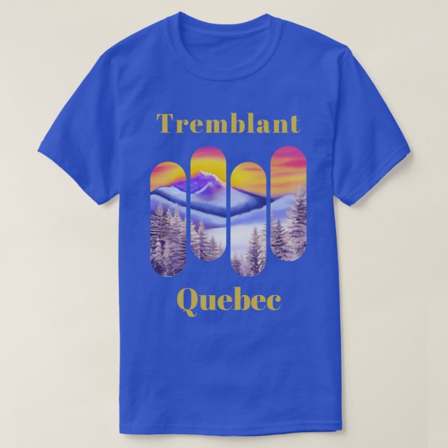 Tremblant ski Quebec 5 T-Shirt (Design Front)
