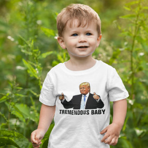 TREMENDOUS BABY TRUMP T-SHIRTS JERSEY 