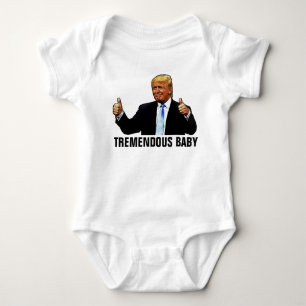 TREMENDOUS BABY TRUMP T-SHIRTS JERSEY BODYSUIT