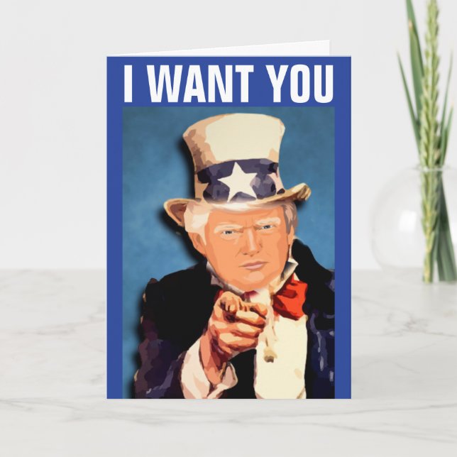 TREMENDOUS DAD DONALD TRUMP BIRTHDAY CARD (Front)