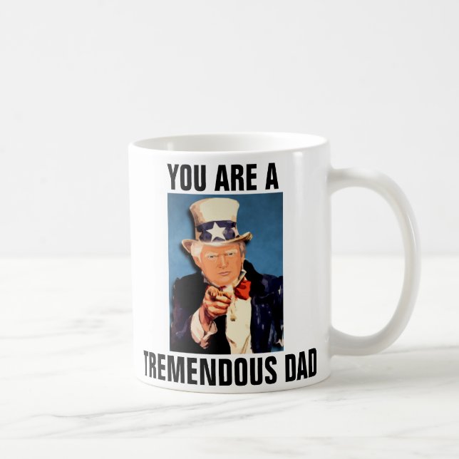 TREMENDOUS DAD Donald Trump Coffee Mug (Right)