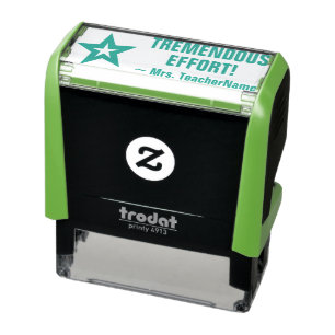 "TREMENDOUS EFFORT!" Tutor Rubber Stamp